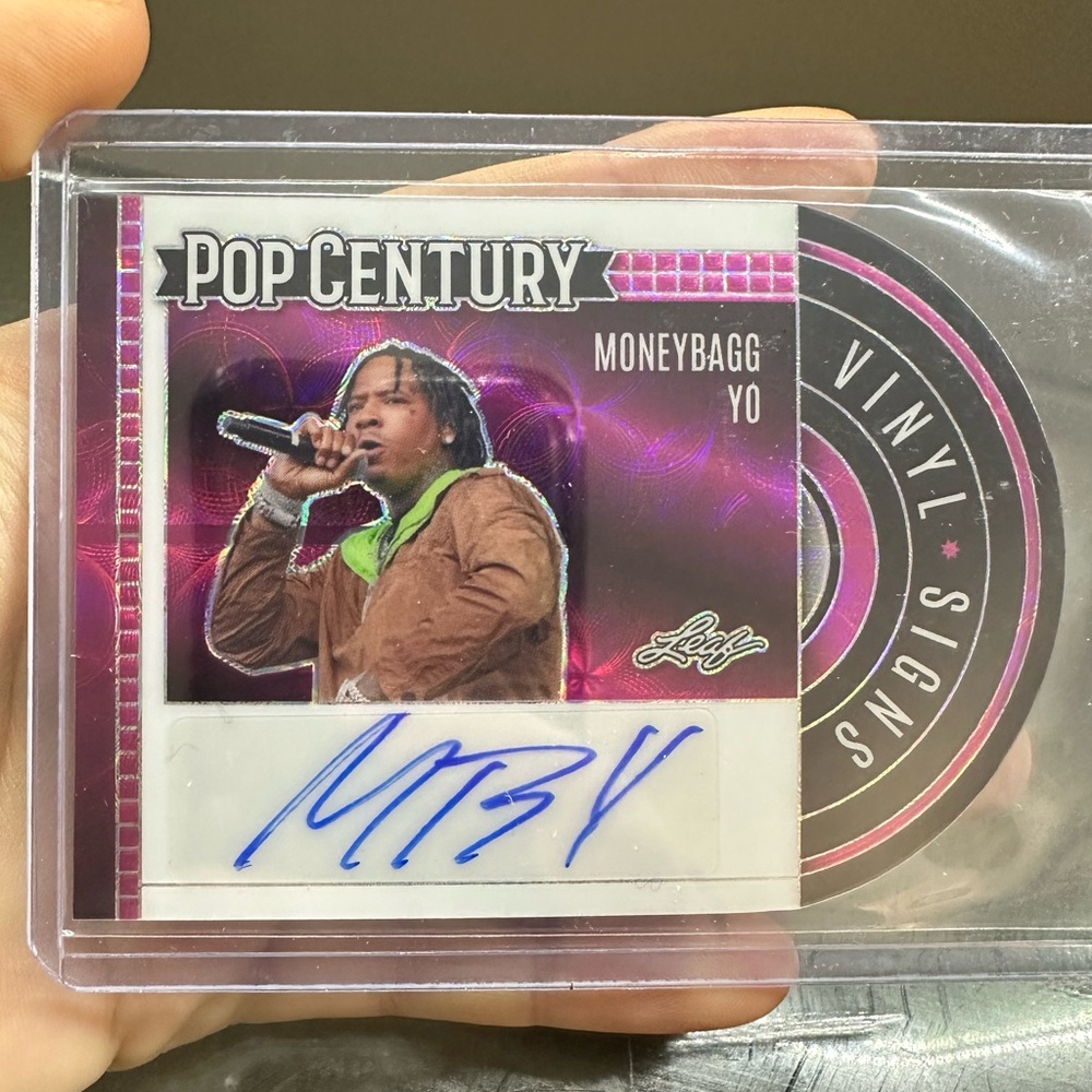 Pop Century Vinyl Signs Card Moneybagg Yo 1/4